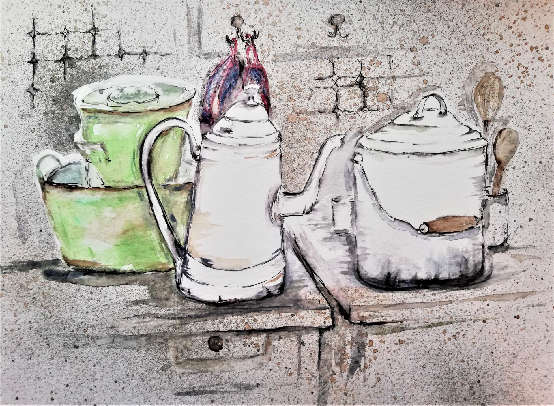 Eigenes Aquarell